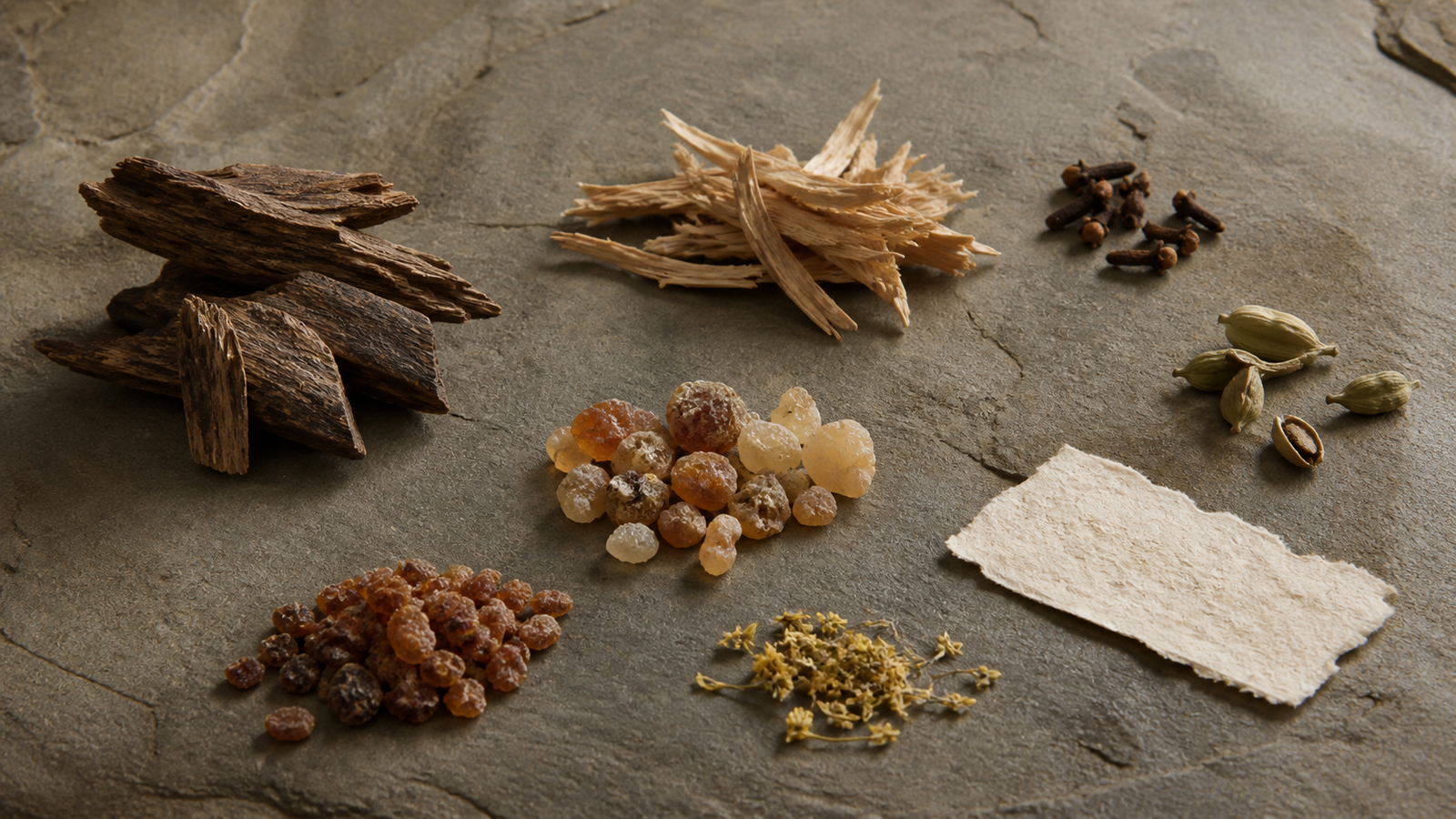 Natural incense materials