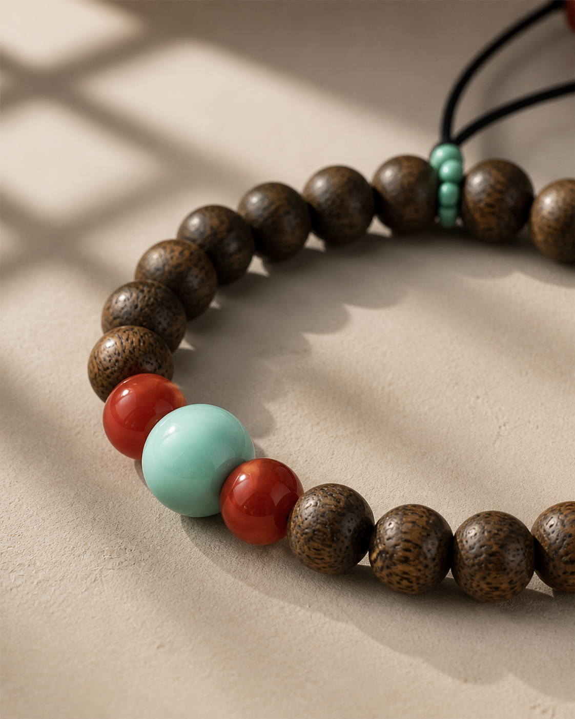 Agarwood Bracelet material and object study